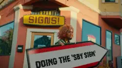 Doing the 'SBY Sign' meme