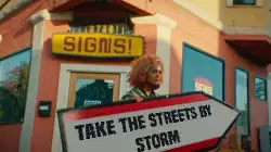 Take the streets by storm meme