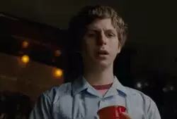When you're Michael Cera and you can't help but act goofy meme