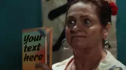 When you see Dona Zefa Fafy Siqueira holding the CD case, you know it's time for some martial arts comedy meme