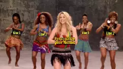 Shakira Dances Side To Side