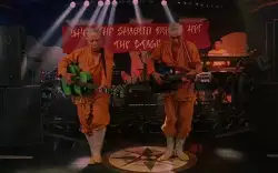 When the Shaolin Monks hit the stage meme