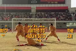 When you realize you've been recruited to the Shaolin Soccer team meme