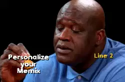 Shaq Dabs His Mouth With Wing 