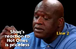 Shaq's reaction to Hot Ones is priceless meme