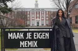 Kim Kardashian Outside Harvard Business School 