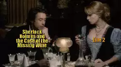 Sherlock Holmes and the Case of the Missing Wine meme
