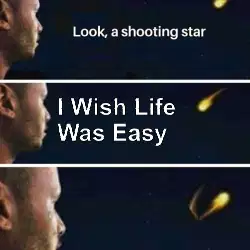 I Wish Life Was Easy meme