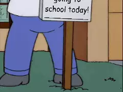 I'm not going to school today! meme
