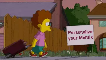 Todd Flanders Walking Past Lawn Signs 