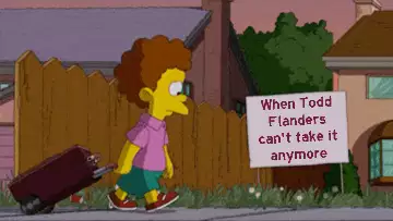 When Todd Flanders can't take it anymore meme