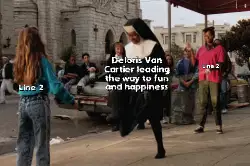 Deloris Van Cartier leading the way to fun and happiness meme