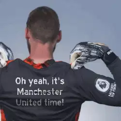 Oh yeah, it's Manchester United time! meme