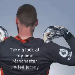 Take a look at my new Manchester United jersey meme
