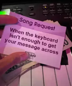 When the keyboard isn't enough to get your message across meme
