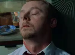Just another day in Shaun of the Dead meme