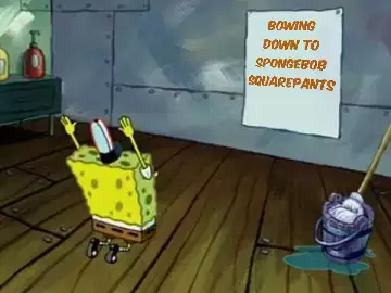 Bowing down to SpongeBob SquarePants meme
