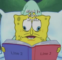 Spongebob Reading Book Confused 