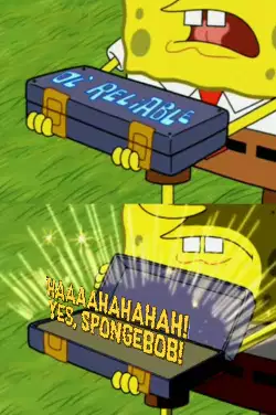 Haaaahahahah! Yes, SpongeBob! meme