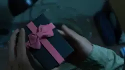 When you're trying to be a good gift giver but you just can't resist the squid game. meme
