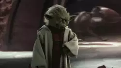 Yoda Readies Himself For Battle 