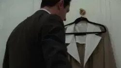 Nicholas Braun Screams Into Jacket 