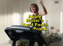 Apple Music's April Fools Day Prank meme