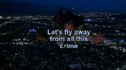 Let's fly away from all this crime meme