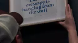 When Ted Lasso's message is hanging from the wall meme