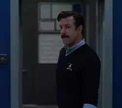 Button down shirt? Check. Sweater? Check. Ted Lasso? Double check! meme