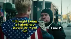 I thought being a superhero would be more fun meme