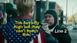 The boys fly high but they can't touch this! meme