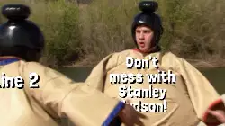 Don't mess with Stanley Hudson! meme