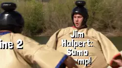 Jim Halpert: Sumo Champ! meme
