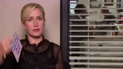 Angela Kinsey: Trapped in the office for eternity meme