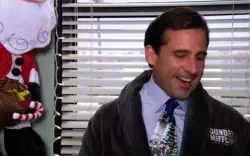 Michael Scott: 'What do you mean I have to wear a tie?' meme