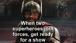 When two superheroes join forces, get ready for a show meme