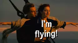 I'm flying! meme