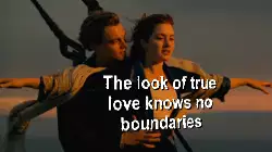 The look of true love knows no boundaries meme