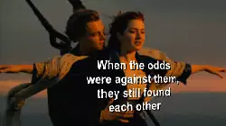 When the odds were against them, they still found each other meme