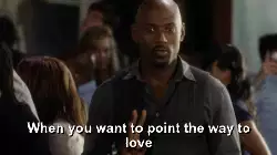 When you want to point the way to love meme