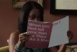 When you find out your man is a Think Like A Man meme
