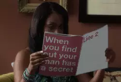When you find out your man has a secret meme