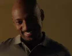 Romany Malco's face when he realizes he has to use his phone to win the girl meme