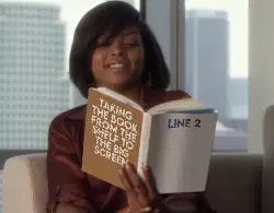 Taking the book from the shelf to the big screen meme