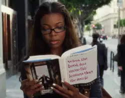 When the book has more life lessons than the movie meme