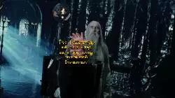 The Fellowship of the Ring and one very surprised Saruman meme