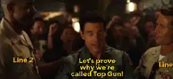 Let's prove why we're called Top Gun! meme
