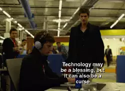 Technology may be a blessing, but it can also be a curse meme
