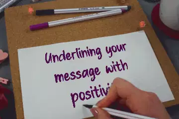 Underlining your message with positivity meme